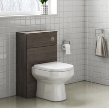 Load image into Gallery viewer, Bathroom Vanity Unit  Back To Wall Unit WC 500mm Light Braun Bathroom Toilet Unit Only
