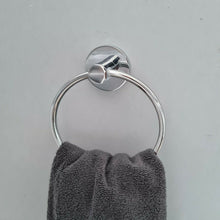 Load image into Gallery viewer, Towel Holder Towel Ring Holder And Towel Rail Chrome Finish Accessories Set Offer
