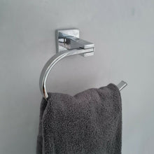 Load image into Gallery viewer, Towel Holder Chrome Finish Chrome Finish Wall Mounted Bathroom Accessories 
