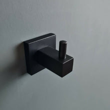 Load image into Gallery viewer, Towel Hook Black Matt Finish Wall Mounted Bathroom Accessory 
