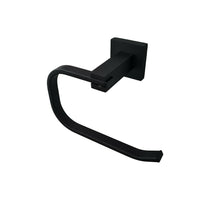 Load image into Gallery viewer, Toilet Roll Holder Black Matt Finish Wall Mounted Bathroom Accessories
