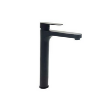 Load image into Gallery viewer, TB+ Bathroom Tall Black Basin Sink Mixer Tap &amp; Slotted Click Clack Set Offer
