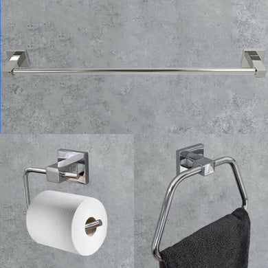 Bathroom Accessories Chrome Finish Wall Mounted
