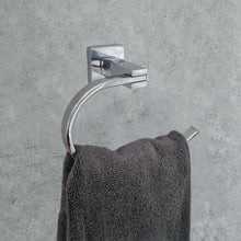 Load image into Gallery viewer, Towel Holder Chrome Finish Wall Mounted Bathroom Toilet Holder And Towel Rail Holder Chrome Finish Accessories Set Offer

