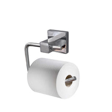 Load image into Gallery viewer, Toilet Roll Chrome Holder Bathroom Square Polished Chrome Toilet Roll Holder Bar High Shine Accessory
